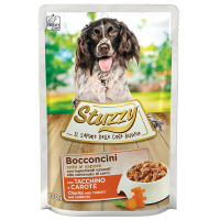 Stuzzy Dog Turkey Carrot ШТУЗІ ІНДИЧКА МОРКВА в соусі консерви для собак, вологий корм, пауч 100г , 0.1 кг.