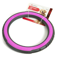 Flamingo Foam Livia Ring ФЛАМІНГО КІЛЬЦЕ іграшка для собак , L см., с ароматом малины см.