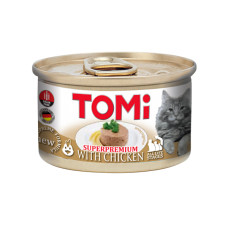 TOMi Chicken ТОМІ КУРКА мус консерви для котів, банка 85г , 0.085 кг.