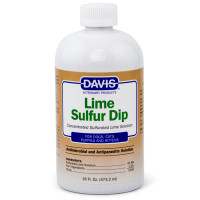 Davis Lime Sulfur Dip ДЭВИС ЛАЙМ СУЛЬФУР антимикробное и антипаразитарное средство для собак и кошек, концентрат, 0.473 л.