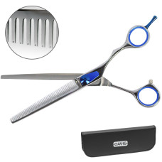 Davis Extreme Edge BLUE Thinning ДЭВИС ЭКСТРИМ ЭДЖ филировочные ножницы для стрижки собак, 7", 17,8 см см. Davis Extreme Edge BLUE Thinning