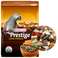 Versele-Laga Prestige Loro Parque African Parrot Mix ВЕРСЕЛЕ-ЛАГА ПРЕСТИЖ ЛОРО ПАРК АФРИКАНСЬКИЙ ПАПУГА повнораціонний корм для середніх та великих африканських папуг , 1 кг., см.