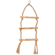 Flamingo Parakeet Toy Rope Swing ФЛАМІНГО МОТУЗЯНА ГОЙДАЛКА іграшка для папуг , 56х16 см см.