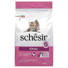Schesir Cat Kitten ШЕЗІР КОШЕНЯ КУРКА сухий монопротеїновий корм для кошенят , 1.5 кг., Пакунок см.