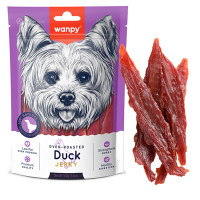 Wanpy Duck Jerky ВАНПІ ФІЛЕ КАЧКИ В’ЯЛЕНЕ ласощі для собак , 0.1 кг.