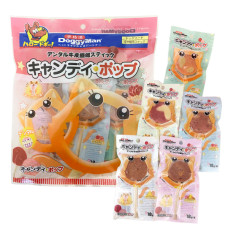 DoggyMan Delicious Lollipop ДОГГІМЕН ЧУПА-ЧУПС ЯЛОВИЧИНА, КАЧКА, ЛОСОСЬ, ЯГНЯ, КУРКА ласощі для собак , 0.09 кг., 5 різних лакомств см.