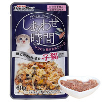 CattyMan Fish Feast for Kittens КЕТТИМЕН ДЛЯ КОТЕНКОВ ТУНЕЦ ИЗ МАКРЕЛЯ в желе влажный корм, консервы для котят, пауч 60г, 0.06 кг.
