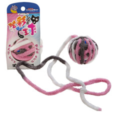 CattyMan Caddice Ball Long Tail КЕТТІМЕН КЕДДІС М’ЯЧ ДОВГИЙ ХВІСТ іграшка для котів , Рожевий см.