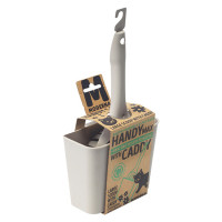 Moderna Handy Max with Caddy МОДЕРНА ХЕНДІ МАКС З ПІДСТАВКОЮ лопатка для наповнювача, комплект , Теплий сірий см., 16,7(Д) x 9,6(Ш) x 29,7(В) см см.