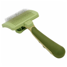 Safari Self-Cleaning Brush САФАРІ ПУХОДЕРКА СЛІКЕР з самоочищенням для собак та котів , маленький см., 8.5X5.5 см см.