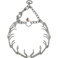 Sprenger Ultra-Plus Training Collar СПРЕНГЕР УЛЬТРА-ПЛЮС ПАРФОРС строгий нашийник-мартингал для собак, поворотне кільце, карабін, нержавіюча сталь , 4 мм, 63 см см., Неіржавна сталь см.