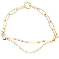 Sprenger Show Collar Standard Sprenger СПРЕНГЕР ВИСТАВКОВИЙ НАШИЙНИК для собак, полірована латунь , 3 мм, 72 см см., Полірована латунь см.