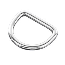 Sprenger D-Ring СПРЕНГЕР D-КІЛЬЦЕ для нашийника собак, нержавіюча сталь , 30х4мм см., Неіржавна сталь см.