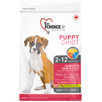 1st Choice Puppy Sensitive Skin&amp;Coat ФЕСТ ЧОЙС Щенка ЯГНЯ РЫБА сухой суперпремиум корм для щенков , 2.72 кг., Упаковка см.