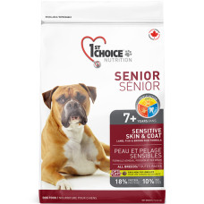 1st Choice Senior Sensitive Skin&Coat Lamb&Fish ФЕСТ ЧОЙС СЕНЬЙОР ЯГНЯ РИБА сухий суперпреміум корм для літніх або малоактивних собак , 12 кг., Пакунок см.