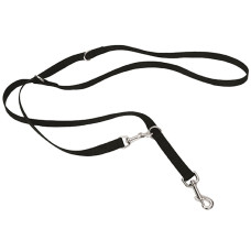 Coastal Multi-Function Dog Leash КОСТАЛ ПЕРЕСТІБКА універсальний повідець для собак , Чорний см., 2см x 1,8м см.