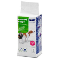 Savic Comfort Nappy САВІК КОМФОРТ НАППІ підгузки для собак , T2 см., 34-44 см, 12 шт/пак см.
