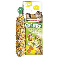 Versele-Laga Crispy Sticks Citrus Fruit ВЕРСЕЛЕ-ЛАГА КРІСПІ ЦИТРУСОВІ ФРУКТИ ласощі для морських свинок, шиншил , 0.110 кг., в пакунку 2 шт. х 55 г см.