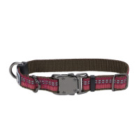 Coastal K9 Explorer Collar КОСТАЛ К9 ЕКСПЛОРЕР світловідбивний нашийник для собак, 1.6х20-30см , Малиновий см., 1,6 х 20-30 см см.