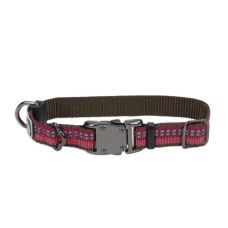 Coastal K9 Explorer Collar КОСТАЛ К9 ЕКСПЛОРЕР світловідбивний нашийник для собак, 1.6х20-30см , Малиновий см., 1,6 х 20-30 см см.