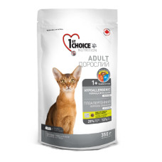 1st Choice Adult Hypoallergenic ФЕСТ ЧОЙС ГІПОАЛЕРГЕННИЙ КАЧКА БАТАТ беззерновий сухий суперпреміум корм для котів , 0.35 кг., Пакунок см.