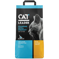 Cat Leader Clumping Wild Nature КЕТ ЛІДЕР АРОМАТ ДИКОЇ ПРИРОДИ ультрагрудкувальний наповнювач у котячий туалет , 10 кг.
