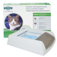 PetSafe ScoopFree Original ПЕТСЕЙФ СКУПФРИ автоматический туалет для кошек, в комплекте силикалевый наполнитель
