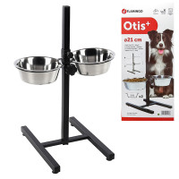 Flamingo Otis+ H-Stand S ФЛАМІНГО ОТІС+ миски на штативі для собак, 2х1.5л , 1.5 л., h=60 см см.