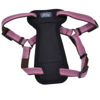 Coastal K9 Explorer Harness КОСТАЛ К9 ЕКСПЛОРЕР світловідбивна шлея з нагрудником для собак 2.3-4.5кг , Рожевий см., 1,6 х 30-45 см см., для собак 2,3-4,5 кг см.