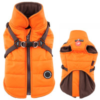 Puppia Mountaineer ПАППІ МАУНТЕЙНІР жилет зі шлейкою для собак , Помаранчевий л., XXL л.