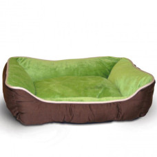 K&H Self-Warming Lounge Sleeper самозігрівальний лежак для собак і котів , Кавовий - зелений см., S см.