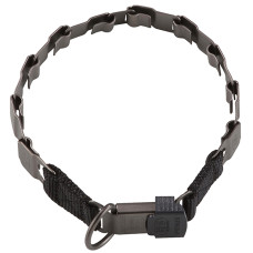 Sprenger NeckTech Fun СПРЕНГЕР НЕКТЕК ФАН пластинчастий нашийник для собак, замок ClicLock, нержавіюча сталь , воронена сталь матова см., 48 см см.