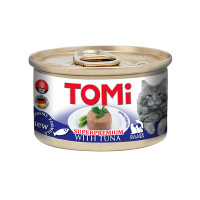 TOMi Tuna ТОМ ТУНЕЦ мусс консервы для кошек банка 85г 0.085 кг.