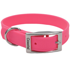 Coastal Fashion Waterproof Dog Collar КОСТАЛ біотановий нашийник для собак , Рожевий см., 1,9х43 см см.