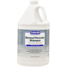 Davis Benzoyl Peroxide Shampoo ДЕВІС 2,5% БЕНЗОЇЛ ПЕРОКСИД шампунь для собак і котів з демодекозом і дерматитами , 3.8 л.