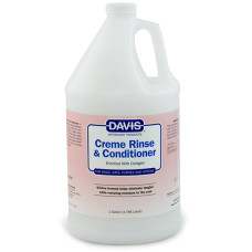 Davis Creme Rinse & Conditioner ДЕВІС КРЕМ РІНЗ ополіскувач та кондиціонер з колагеном для собак і котів, концентрат , 3.8 л.