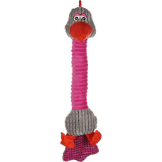 Flamingo Bird With Feet ФЛАМІНГО ПТАХ З ЛАПАМИ м’яка іграшка з пищалкою для собак , 10х13х48 см см.