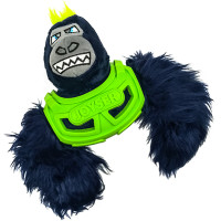 Joyser Squad Armored Gorilla ДЖОЙСЕР ГОРИЛА В БРОНЕ мягкая игрушка с пищалкой для собак, Синий см.