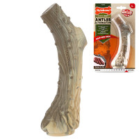 Nylabone Extreme Chew Antler НІЛАБОН РІГ ОЛЕНЯ жувальна іграшка для собак, смак оленини , L, для собак до 23 кг см., Оленина см., 17,8x7x5,1 см см.