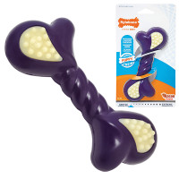 Nylabone Puppy Chew Double Action НІЛАБОН ПОДВІЙНА ДІЯ жувальна іграшка для цуценят, смак бекону , L, для цуценят до 11 кг см., Бекон см., 16x6,5x4 см см.