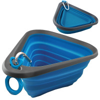 Kurgo Mash&Stash Collapsible Dog Bowl КУРГО СКЛАДАНА МИСКА для собак , L см., 1.3 л., Cиній л.