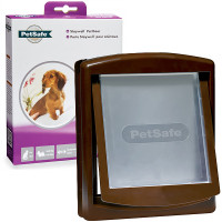 PetSafe Staywell Original ПЕТСЕЙФ СТЕЙВЕЛ ОРІДЖИНАЛ дверцята для котів та собак малих порід, до 7кг , Коричневий см., 236х198 мм см.
