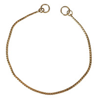 Ring5 ExtraFine Gold РІНГ5 ЕКСТРАКЛАС плетений нашийник-ланцюжок для собак , 35 см см., Золотий см.