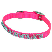 Coastal Jeweled КОСТАЛ нашийник зі стразами для собак , Фламінго см., 1x25 см см.