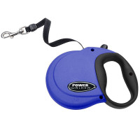Coastal Power Walker Retractable Leash КОСТАЛ рулетка-повідець для собак, стрічка 4.8м , 14.5 кг., Cиній кг.