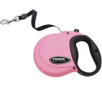 Coastal Power Walker Retractable Leash КОСТАЛ рулетка-повідець для собак до 7.3кг, стрічка 3.6м , Рожевий кг., XS кг., 7.3 кг.