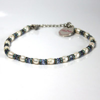Shiboo КОКО (Coco-Pearls), перли, намисто , Прозорий-білий см., 30 см см.