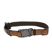 Coastal K9 Explorer Collar КОСТАЛ К9 ЭКСПЛОРЕР световозвращающий ошейник для собак, 1.6х20-30см, Пламя см., 1,6 х 20-30 см см.