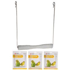 Flamingo Swing Sand Perch ФЛАМІНГО ГОЙДАЛКА з піщаною жердочкою, іграшка для птахів , 14х1,5 см см.