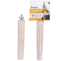 Flamingo Perch Calcium ФЛАМІНГО ЖЕРДОЧКА З КАЛЬЦІЄМ для гігієни дзьоба та кігтів птахів , 15,5 (Д) х 2,4-3 см (Діам.), заг. довжина 18 см см., S см., Бежевий см.